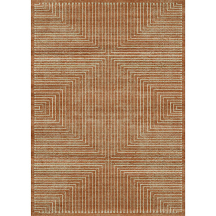 Bond Natural Orange Ivory Rug