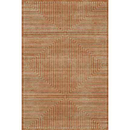 Bond Natural Orange Ivory Rug