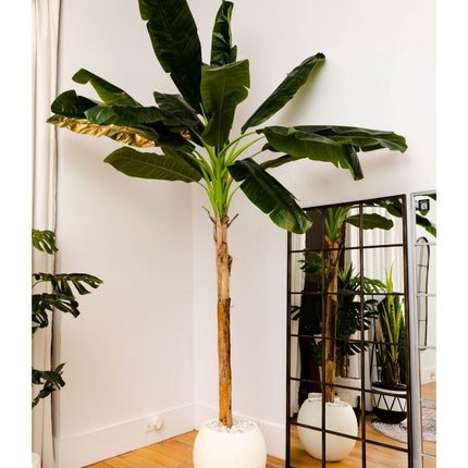 Leya Artificial Banana Tree Potted Plant 10'