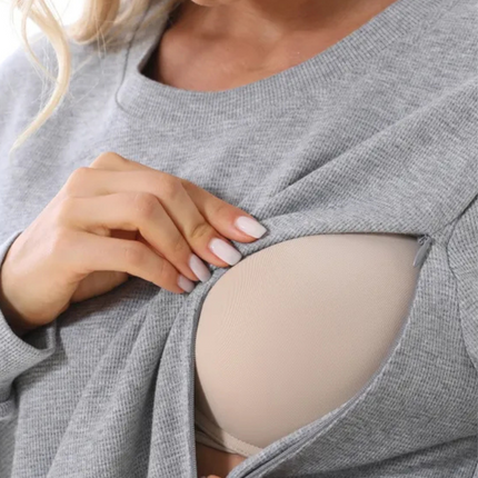 Maternity and Nursing Pajama Set