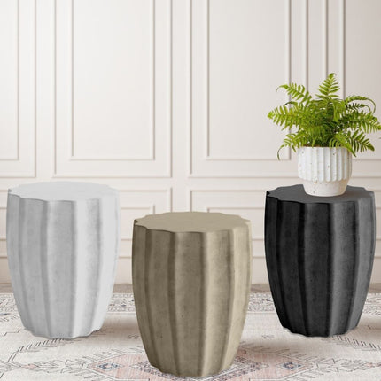 Ricardo Concrete Terrazzo Mid-Century End Table