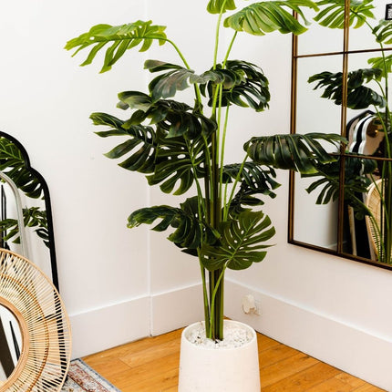 Rita Artificial Monstera Potted Plant (Multiple Sizes)