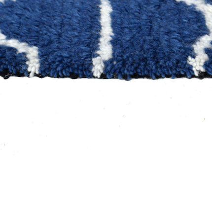 Marine Woven Wool 6X9 Rug