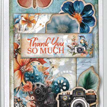 3Quarter Designs Cerulean Score 6x4 Card Pack