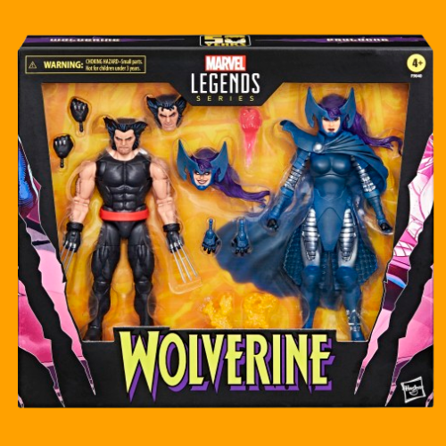 Marvel Legends Series Wolverine and Psylocke (Sub-Par Packaging)