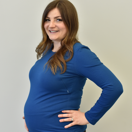 Zoe Zipper Long Sleeve Nursing Top