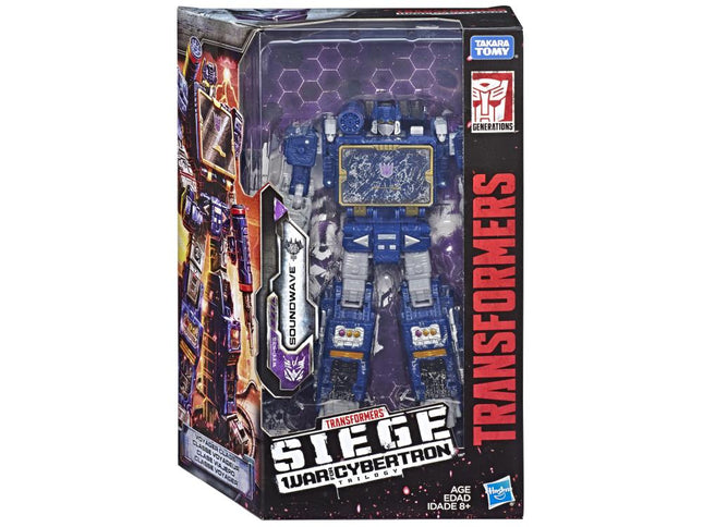 Transformers War for Cybertron: Siege Voyager Soundwave