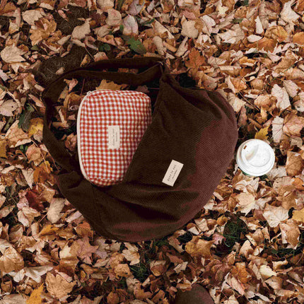 Sac Croissant en Corduroy - Bandoulière Ajustable & Fermeture Éclair