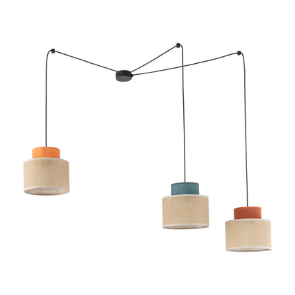 DUO Jute Mix Natural Suspension Light 3