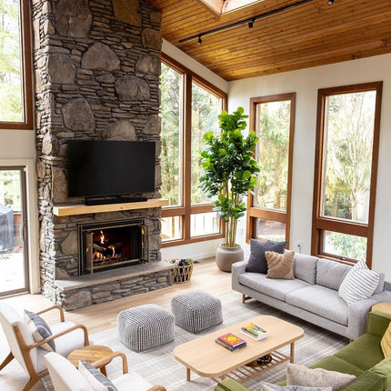 Dante Artificial Fiddle Leaf Potted Plant 10'