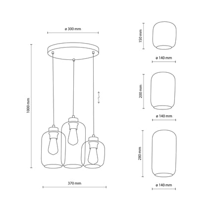 Marco Mid-Century Modern Pendant Lamp 3