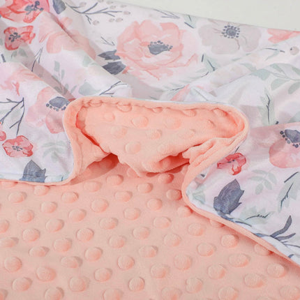Minky Baby Blanket -  2 Colour Options Available
