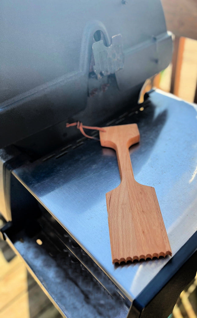 Wooden BBQ Scraper