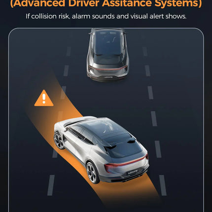 AZDOME M17 Pro 3.0 Inch  Time Lapse Front and Rear 1080p Dual Lens Car Dashboard Camera App Control Car Camera