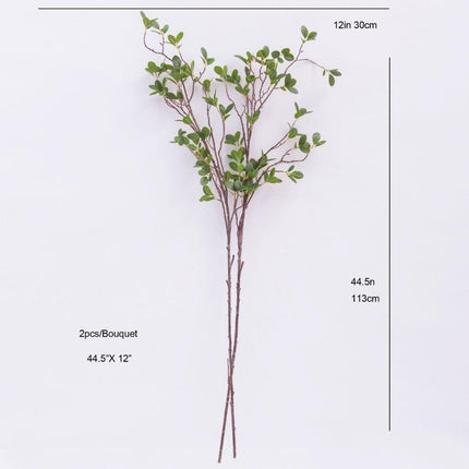 Riviera Artificial Banyan Leaf Branch 44'' X 12'' (Set Of Two)