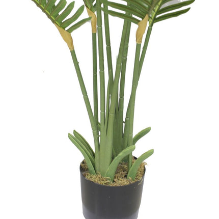 Pijao Artificial Hawaii Kwai Palm Tree Potted Plant 4'