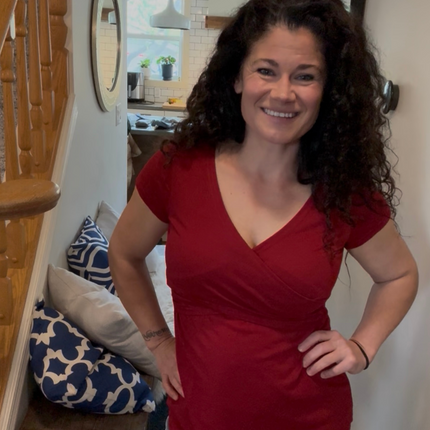 Crossover Maternity and Nursing Tee Shirt