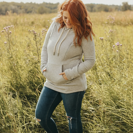 Frankie Fleece Lined Maternity and Nursing Hoodie
