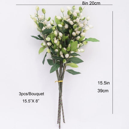 Palisade Artificial Berry Bouquet 15.5'' X 8'' (Set Of 3)