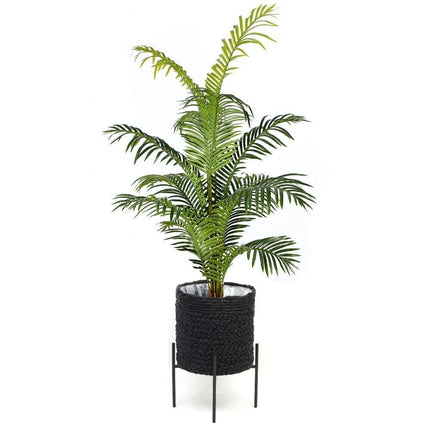 Isha Black Braided Planter