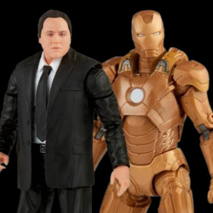 Avengers Infinity Saga Marvel Legends Happy Hogan and Iron Man Mark 21 exclusive