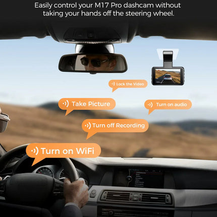 AZDOME M17 3K Front Dash Cam