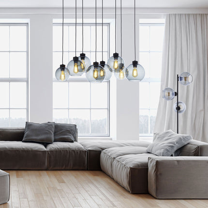 CUBUS Graphite Glass Scandinavian  Pendant Light 8