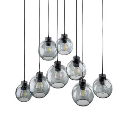 CUBUS Graphite Glass Scandinavian  Pendant Light 8