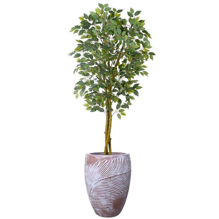 Benja Artificial Ficus Tree Potted Plant 6’