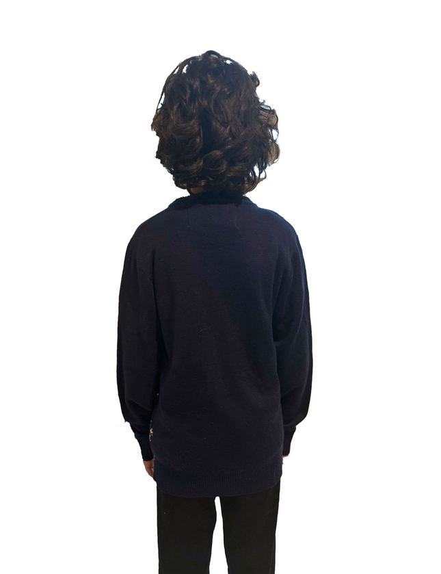 Boy Snowman Sweater With a Pompom