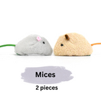 Catnip/Silvervine Mice, 2Pcs