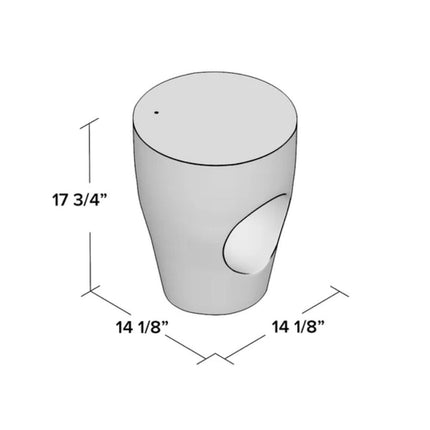 Olivia Concrete Terrazzo Mid-Century End Table