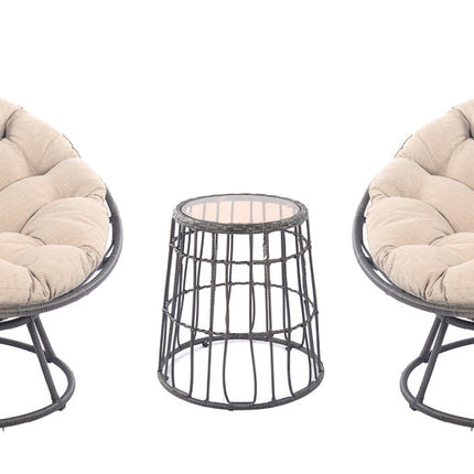 Blakeley 3-Piece Wicker Outdoor Bistro Set