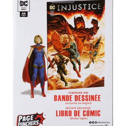 MCFARLANE TOYS - Injustice Page Punchers Supergirl 7" Figure with Comic