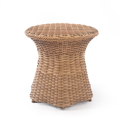 Emmett 3-Piece Wicker Outdoor Swivel Chair Bistro Set