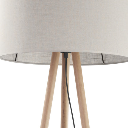 TOKYO Beige Linen Floor Lamp