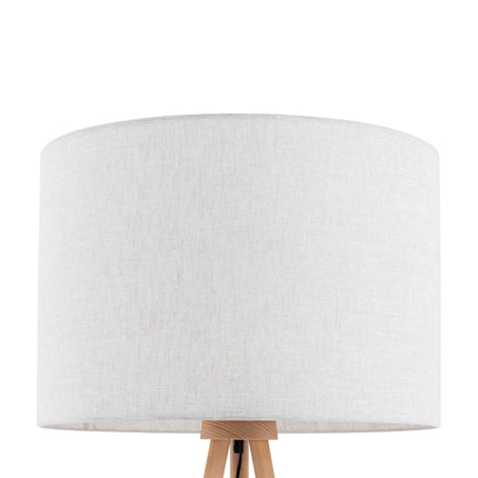 TOKYO Beige Linen Floor Lamp
