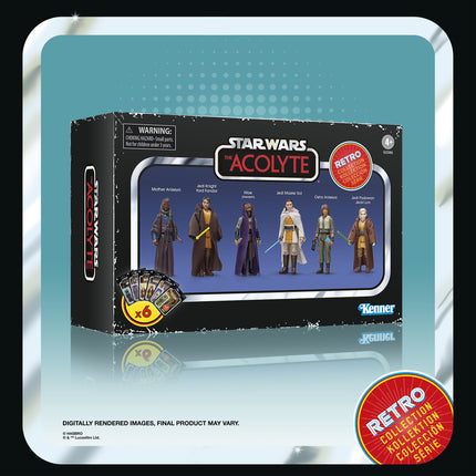 Star Wars Retro Collection Star Wars: The Acolyte Figure Multipack (preorder Oct 2024)