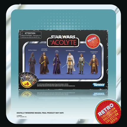 Star Wars Retro Collection Star Wars: The Acolyte Figure Multipack (preorder Oct 2024)