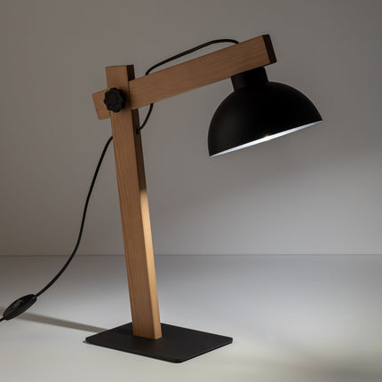 OSLO Black Scandinavian Night Lamp