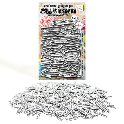 AALL and Create - Ephemera Die-Cuts - Serene Sayings
