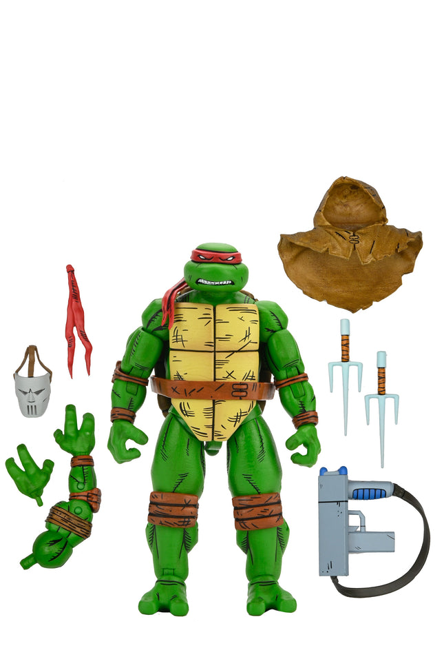 Teenage Mutant Ninja Turtles (Mirage Comics) – 7" Scale Action Figure – Raphael (Subpar Packaging)