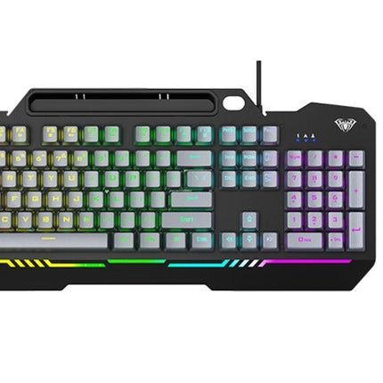 AULA Gaming Keyboard, T102 104 Keys Gaming Keyboard and Mouse Combo with RGB