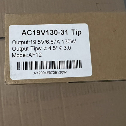 130W AC Adapter Dell Precision M3800, 5510, 5520, 5530, XPS 15 9530 4.5mmx3.0mm