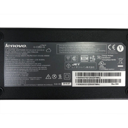 Lenovo 170W 20V 8.5A AC Power Adapter, Charger ADL170NLC2A  Slim Yellow Tip