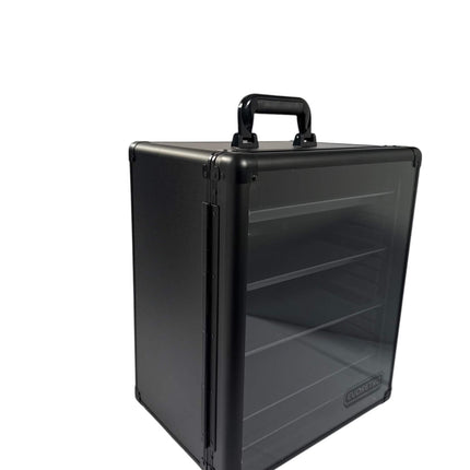 Aluminum Miniatures Display Case with 5 Magnetic Trays