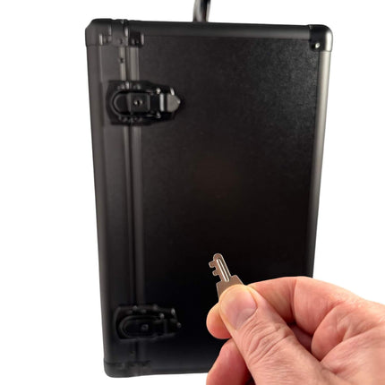 Aluminum Miniatures Display Case with 5 Magnetic Trays