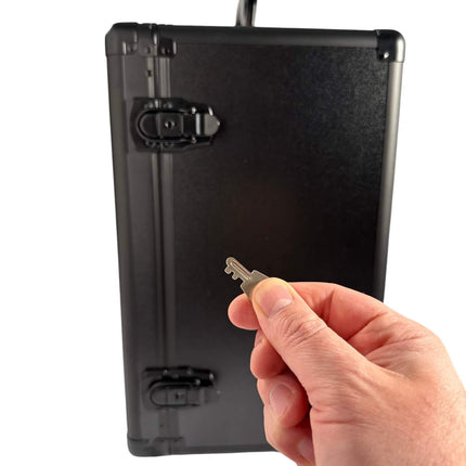 Aluminum Miniatures Display Case with 5 Magnetic Trays