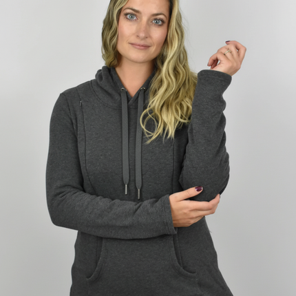 Frankie Fleece Lined Maternity and Nursing Hoodie