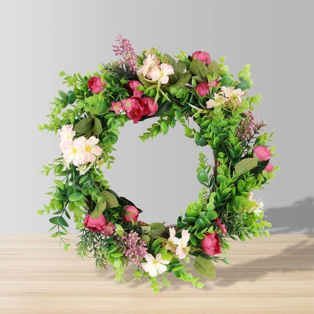 Jayla Artificial Floral Wreath 19.7''